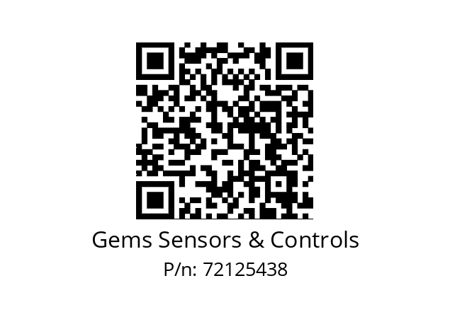   Gems Sensors & Controls 72125438