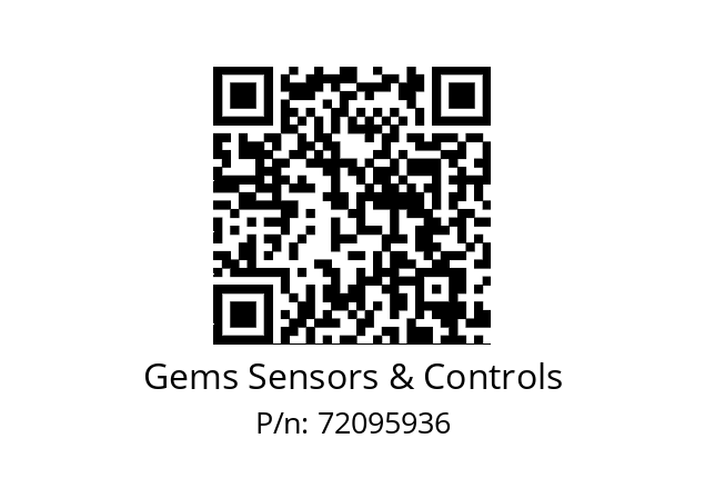   Gems Sensors & Controls 72095936