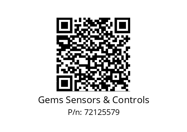   Gems Sensors & Controls 72125579