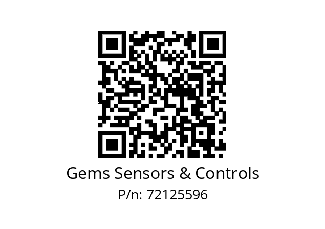   Gems Sensors & Controls 72125596