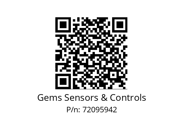   Gems Sensors & Controls 72095942