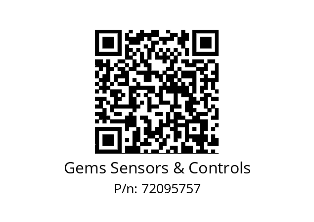   Gems Sensors & Controls 72095757