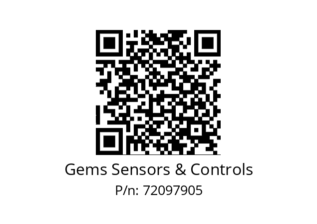   Gems Sensors & Controls 72097905