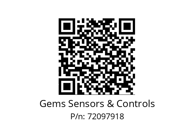   Gems Sensors & Controls 72097918