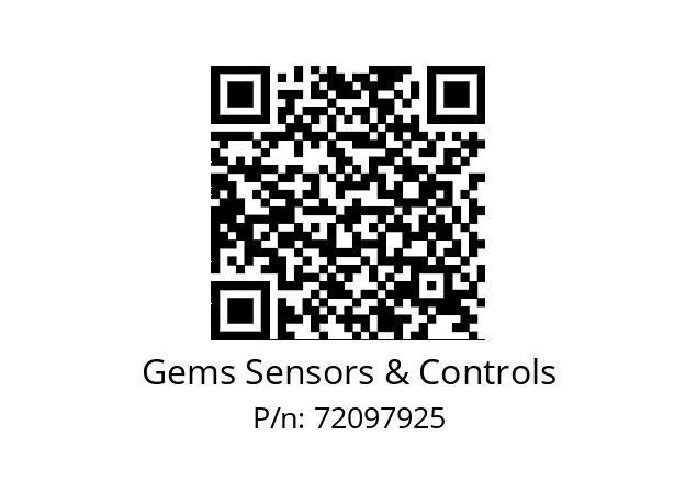   Gems Sensors & Controls 72097925