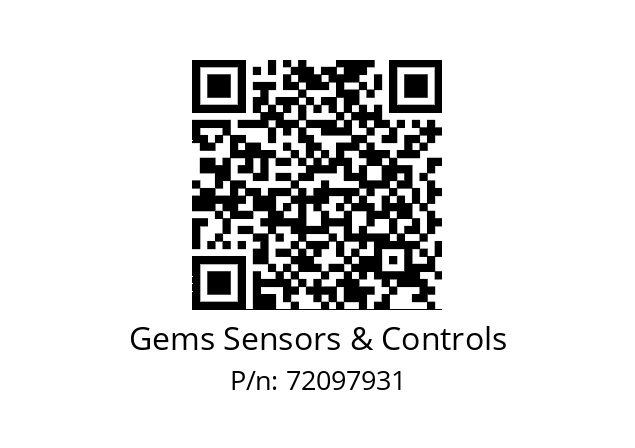   Gems Sensors & Controls 72097931