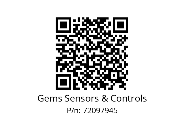   Gems Sensors & Controls 72097945