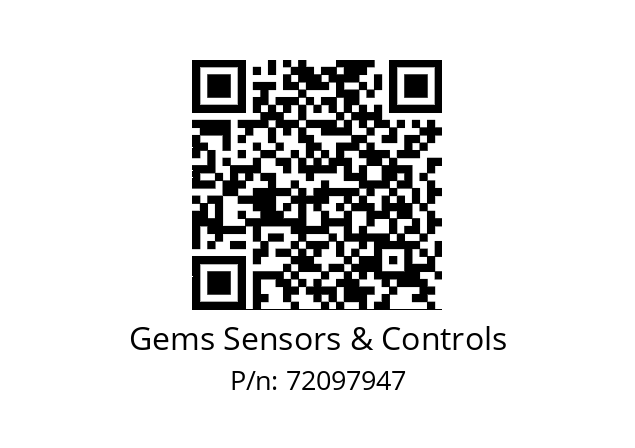   Gems Sensors & Controls 72097947