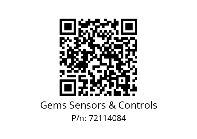   Gems Sensors & Controls 72114084