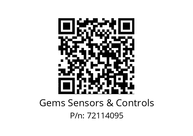   Gems Sensors & Controls 72114095