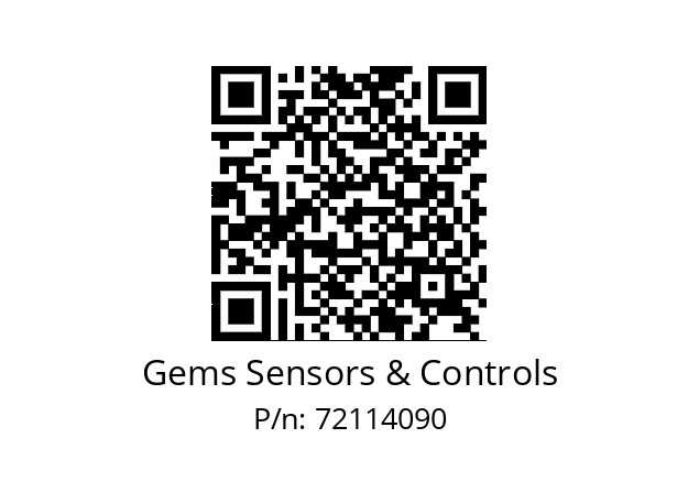   Gems Sensors & Controls 72114090