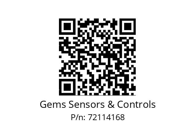   Gems Sensors & Controls 72114168