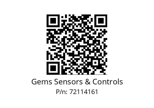   Gems Sensors & Controls 72114161