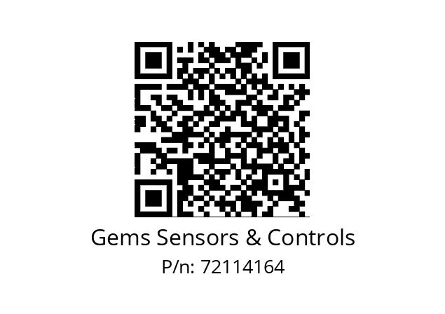   Gems Sensors & Controls 72114164