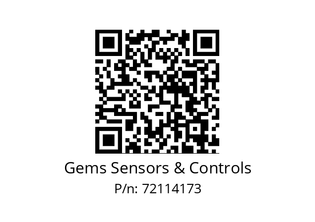   Gems Sensors & Controls 72114173