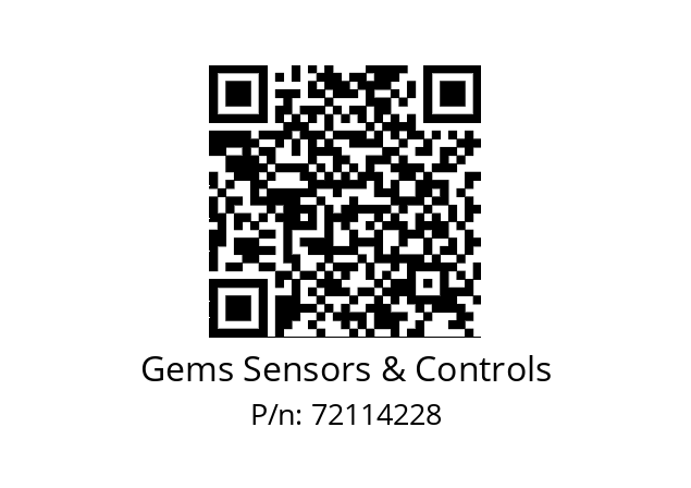   Gems Sensors & Controls 72114228