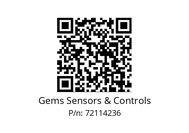   Gems Sensors & Controls 72114236