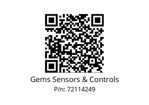   Gems Sensors & Controls 72114249