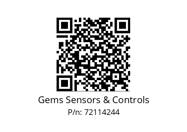   Gems Sensors & Controls 72114244