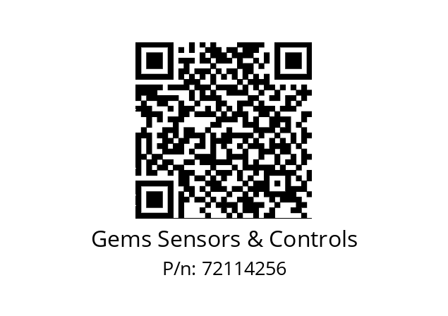   Gems Sensors & Controls 72114256