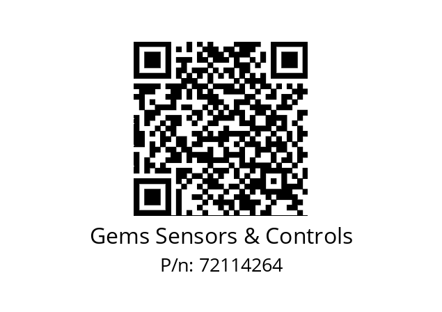   Gems Sensors & Controls 72114264