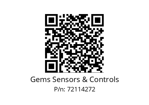   Gems Sensors & Controls 72114272