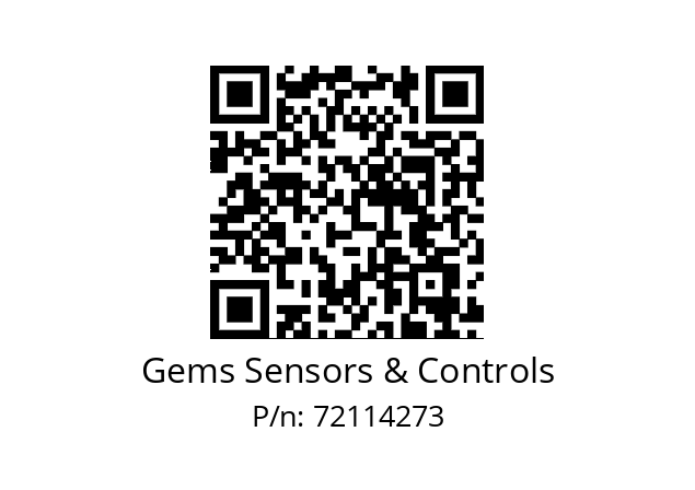   Gems Sensors & Controls 72114273