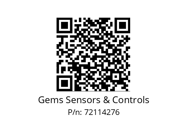   Gems Sensors & Controls 72114276