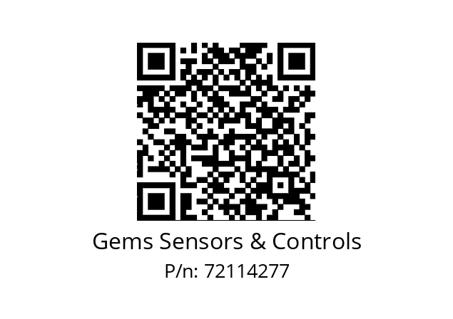   Gems Sensors & Controls 72114277