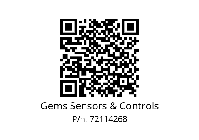   Gems Sensors & Controls 72114268