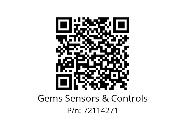   Gems Sensors & Controls 72114271