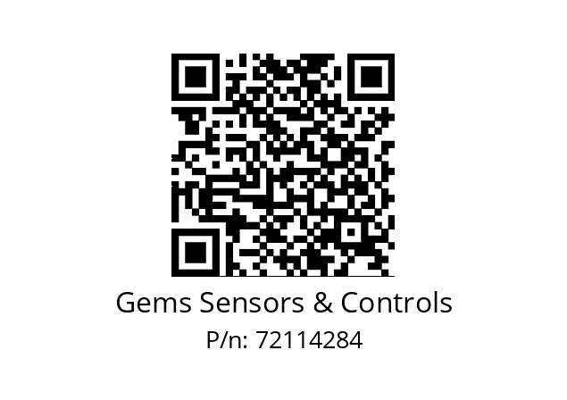   Gems Sensors & Controls 72114284