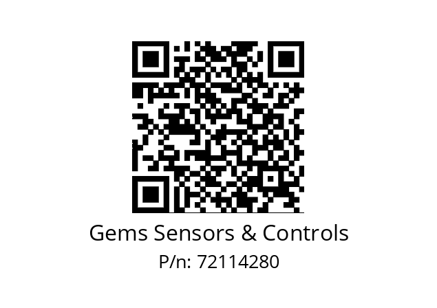   Gems Sensors & Controls 72114280