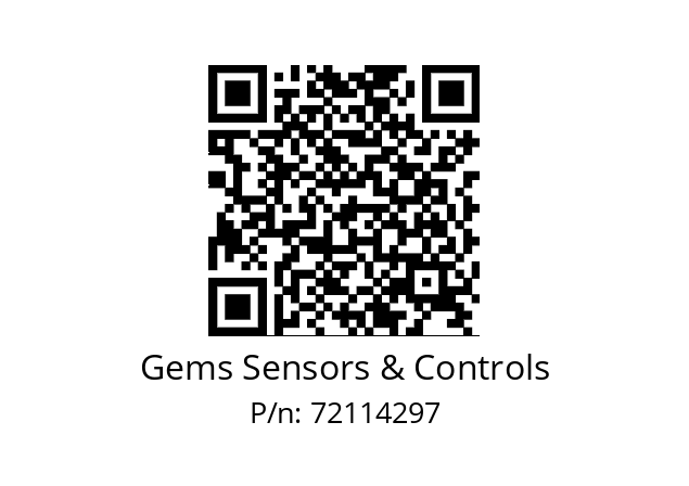   Gems Sensors & Controls 72114297