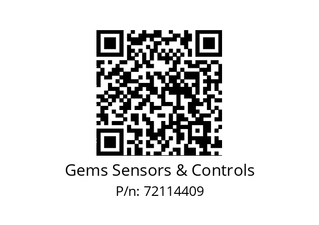   Gems Sensors & Controls 72114409