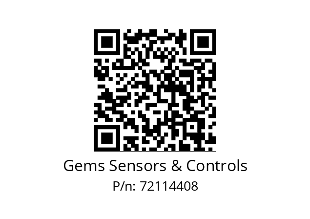   Gems Sensors & Controls 72114408