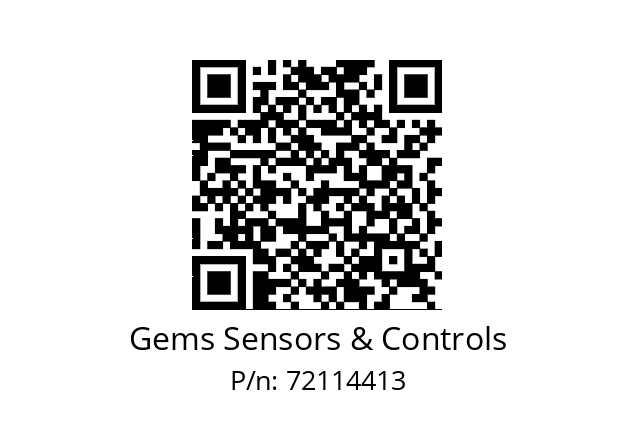   Gems Sensors & Controls 72114413