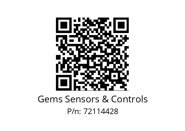   Gems Sensors & Controls 72114428