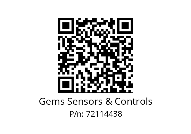   Gems Sensors & Controls 72114438