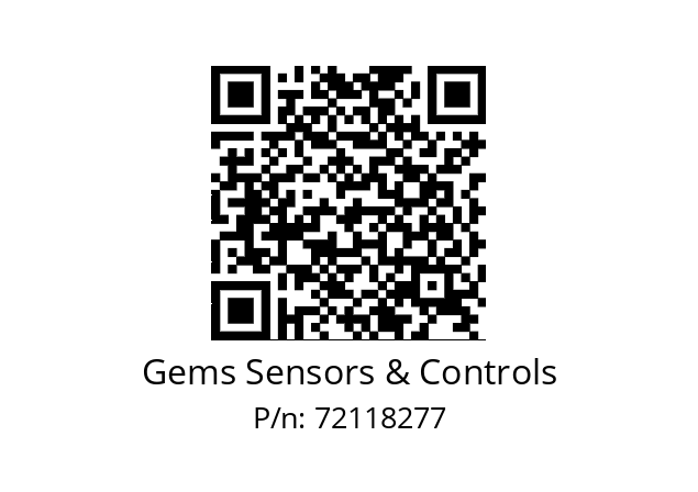   Gems Sensors & Controls 72118277