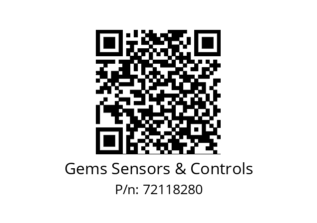   Gems Sensors & Controls 72118280