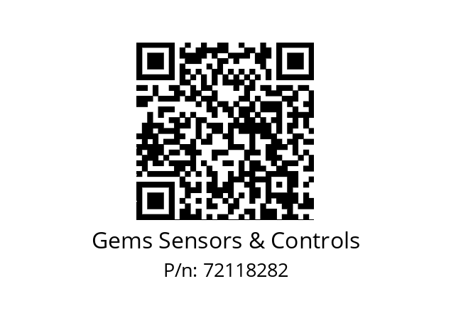   Gems Sensors & Controls 72118282