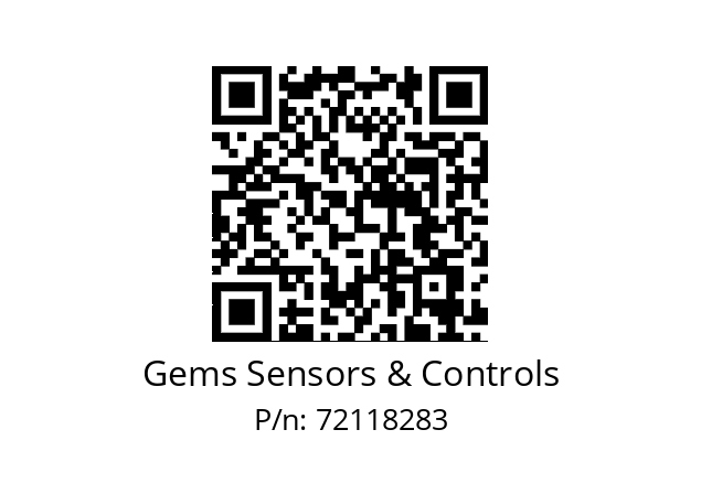   Gems Sensors & Controls 72118283