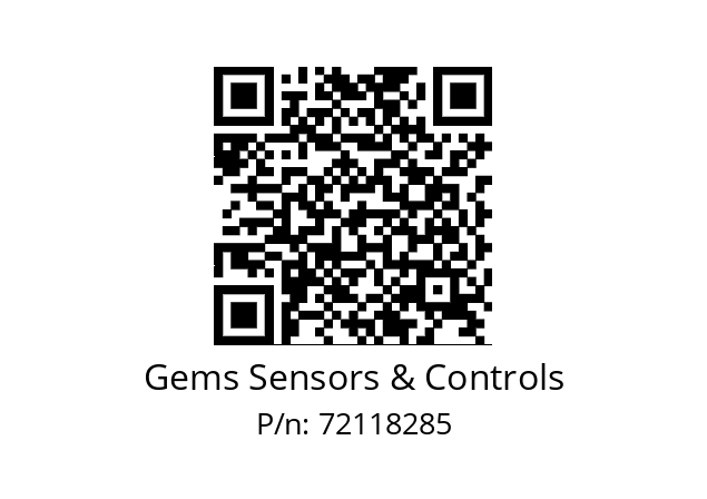   Gems Sensors & Controls 72118285