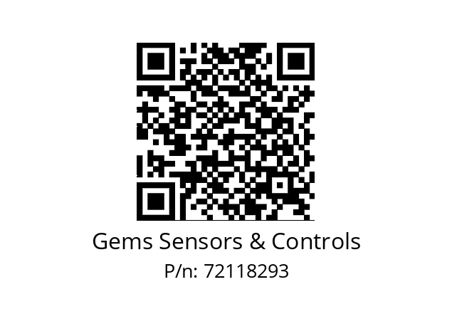   Gems Sensors & Controls 72118293