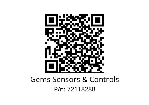   Gems Sensors & Controls 72118288