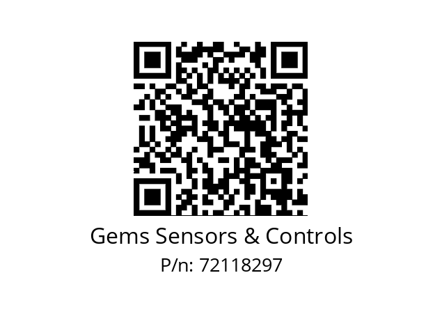   Gems Sensors & Controls 72118297