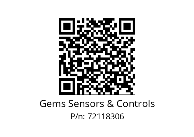   Gems Sensors & Controls 72118306