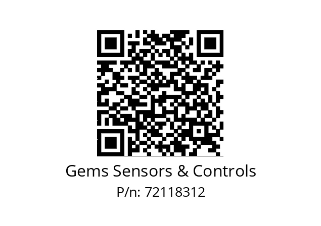   Gems Sensors & Controls 72118312