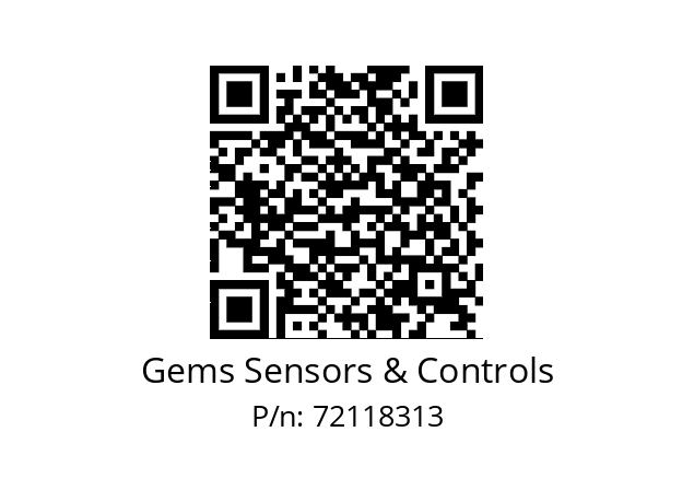   Gems Sensors & Controls 72118313